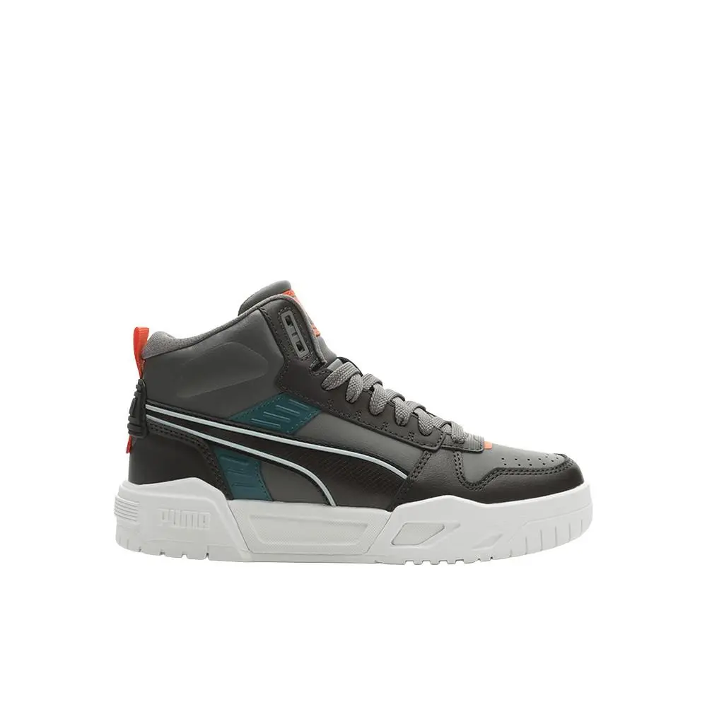 Puma Rbd Tech Mid Lace Up Boys Grey Sneakers Casual Shoes 39986102