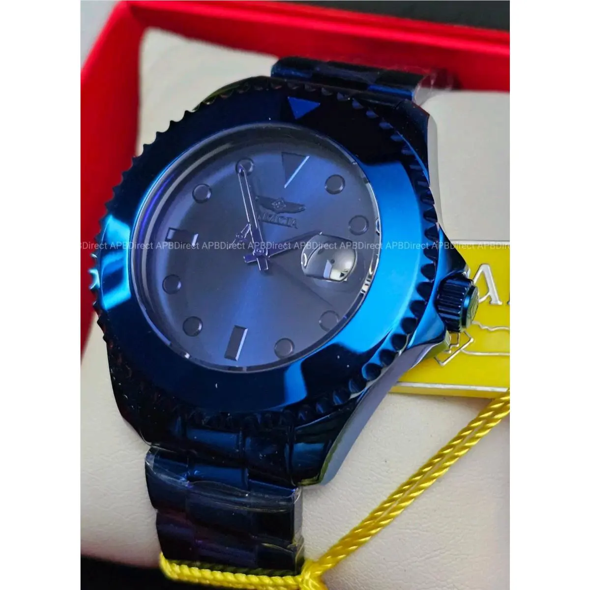 Invicta - High Polished - Blue Grand Diver 47mm - Automatic Mens Watch Pro Diver
