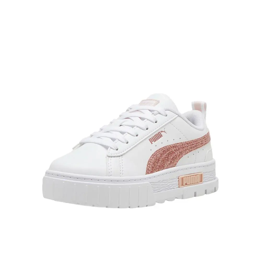 Puma shoes - PUMA Mayze Glitter Lace Up  Toddler - 39970102 - White 8