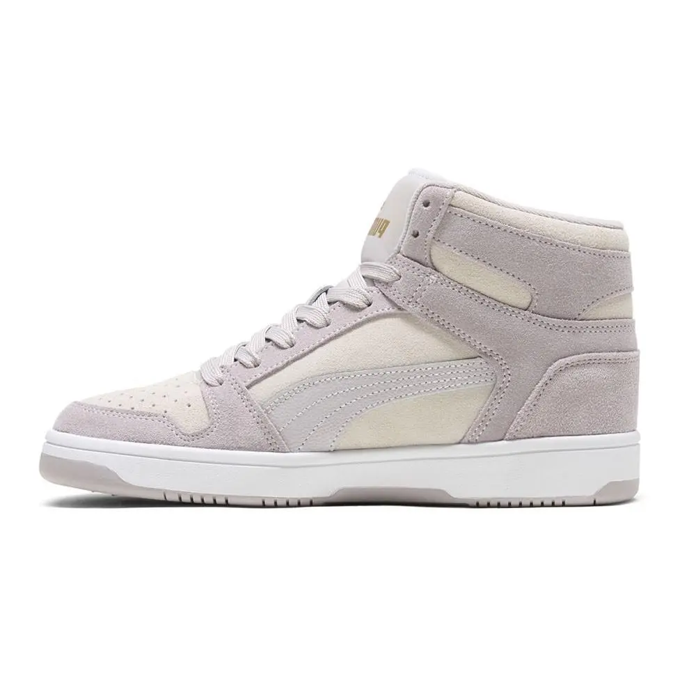 Puma shoes - PUMA Rebound Layup Stone Perforated High Top - 40187401 - Beige, Pink 7