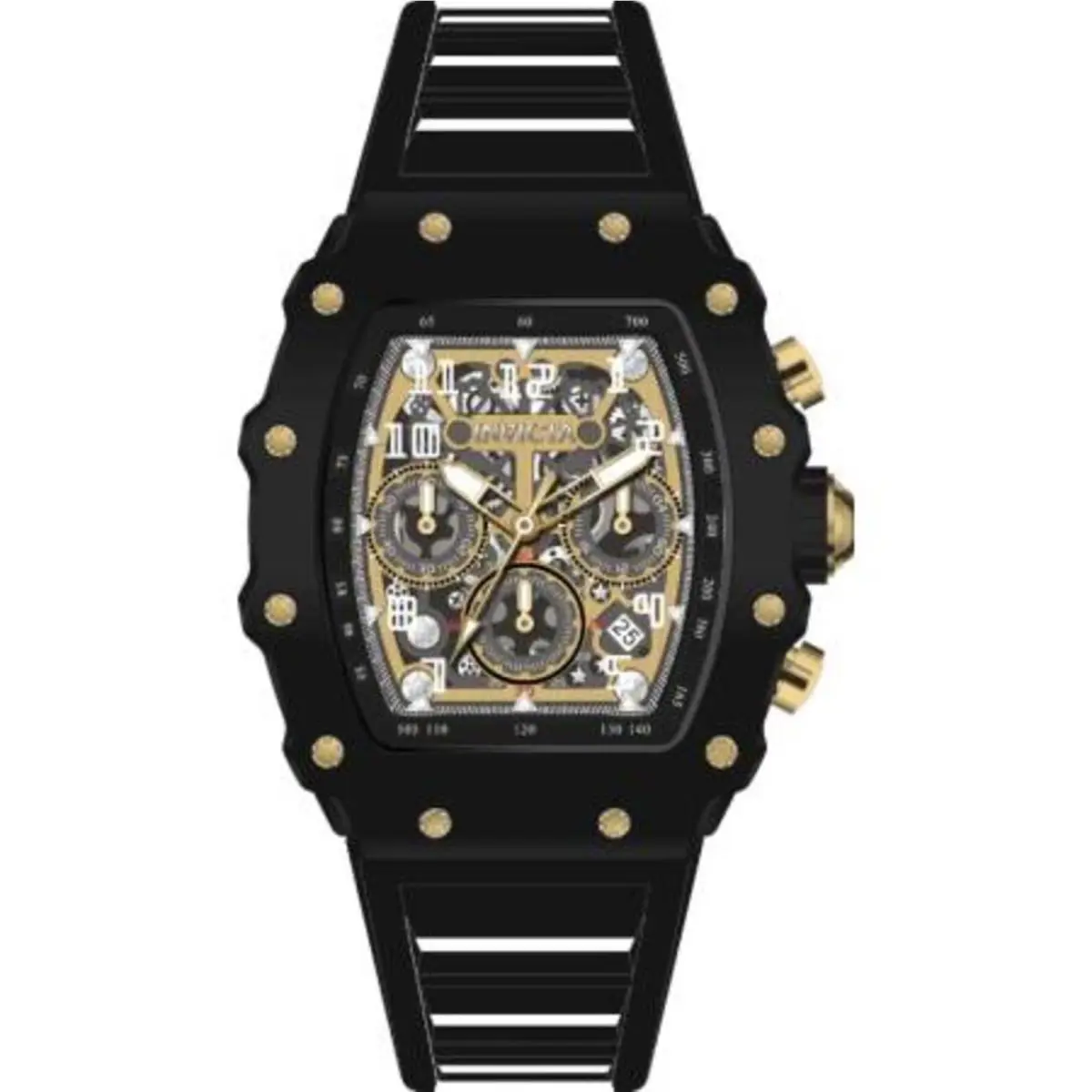 Invicta Racing Black Cobra - Nitro Gen Men`s Watch 43mm Black 69693
