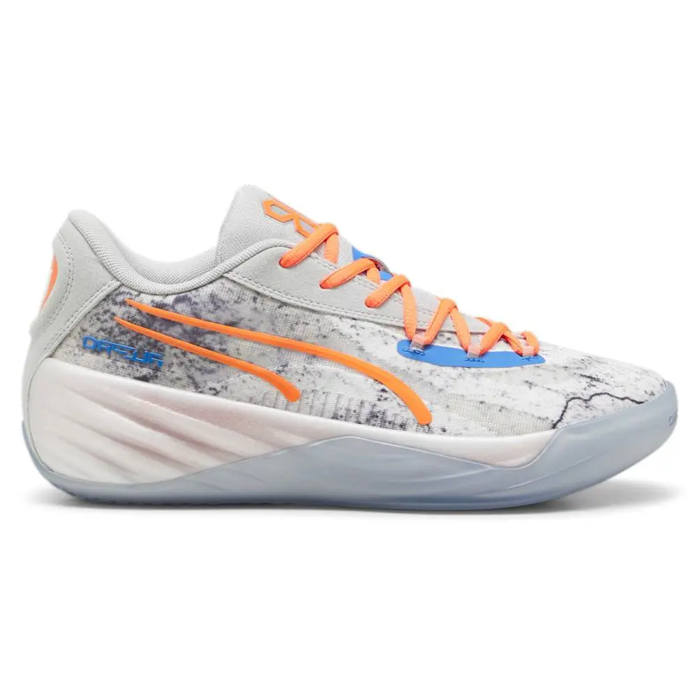 Puma All Pro Nitro Rj Barrett Basketball Mens Grey Sneakers Athletic Shoes 3799