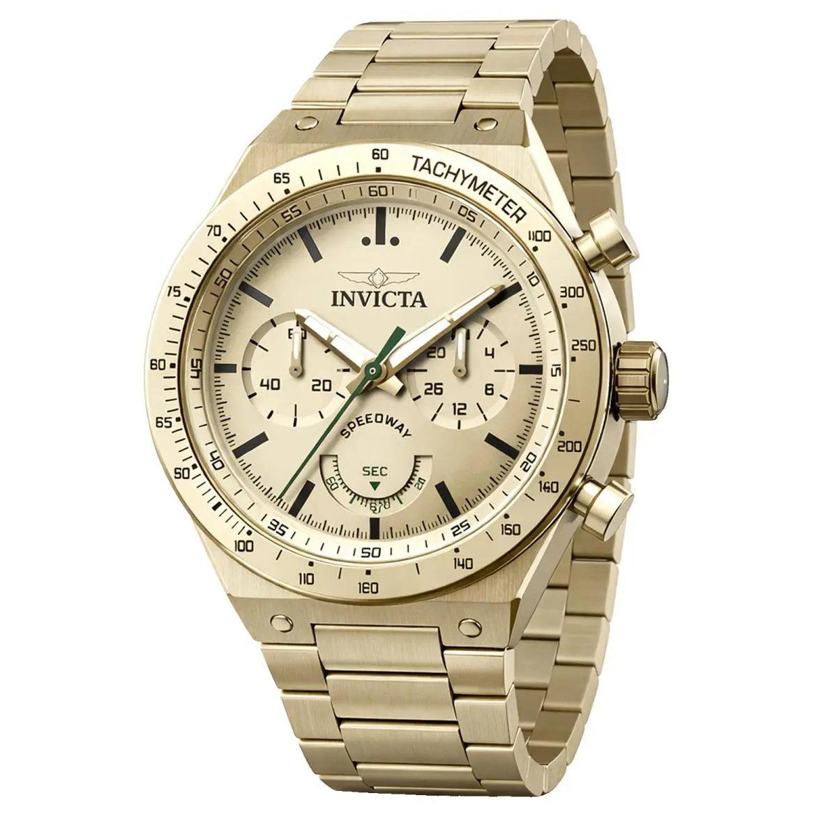 Invicta Speedway Celerium Men`s Watch - 44mm Gold Stainless Steel 50760