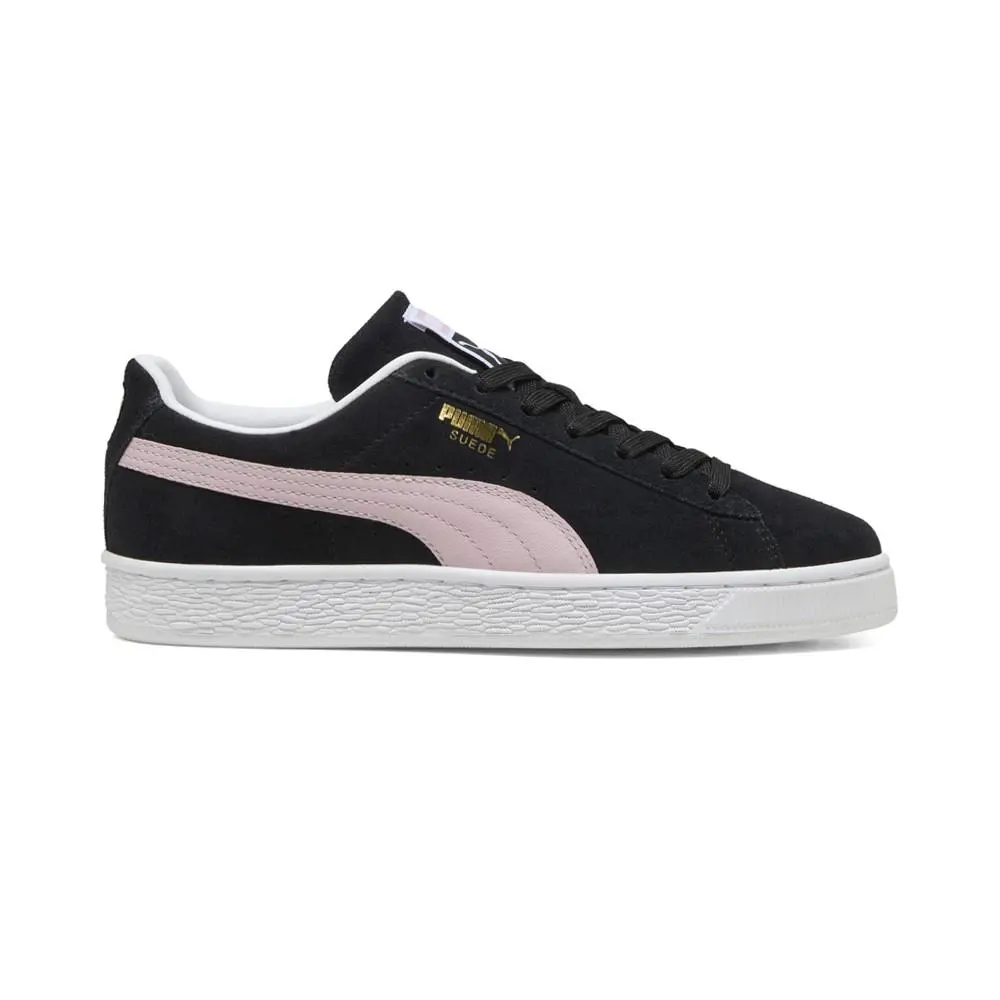 Puma Suede Classic Lace Up Womens Black Sneakers Casual Shoes 40077525 - Black