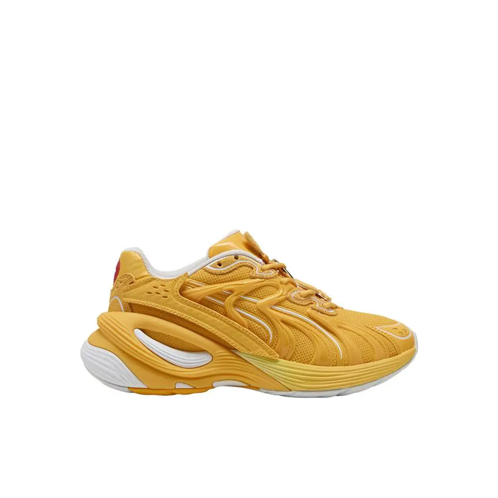 Puma Inverse Tails Lace Up Youth Boys Yellow Sneakers Casual Shoes 40440201