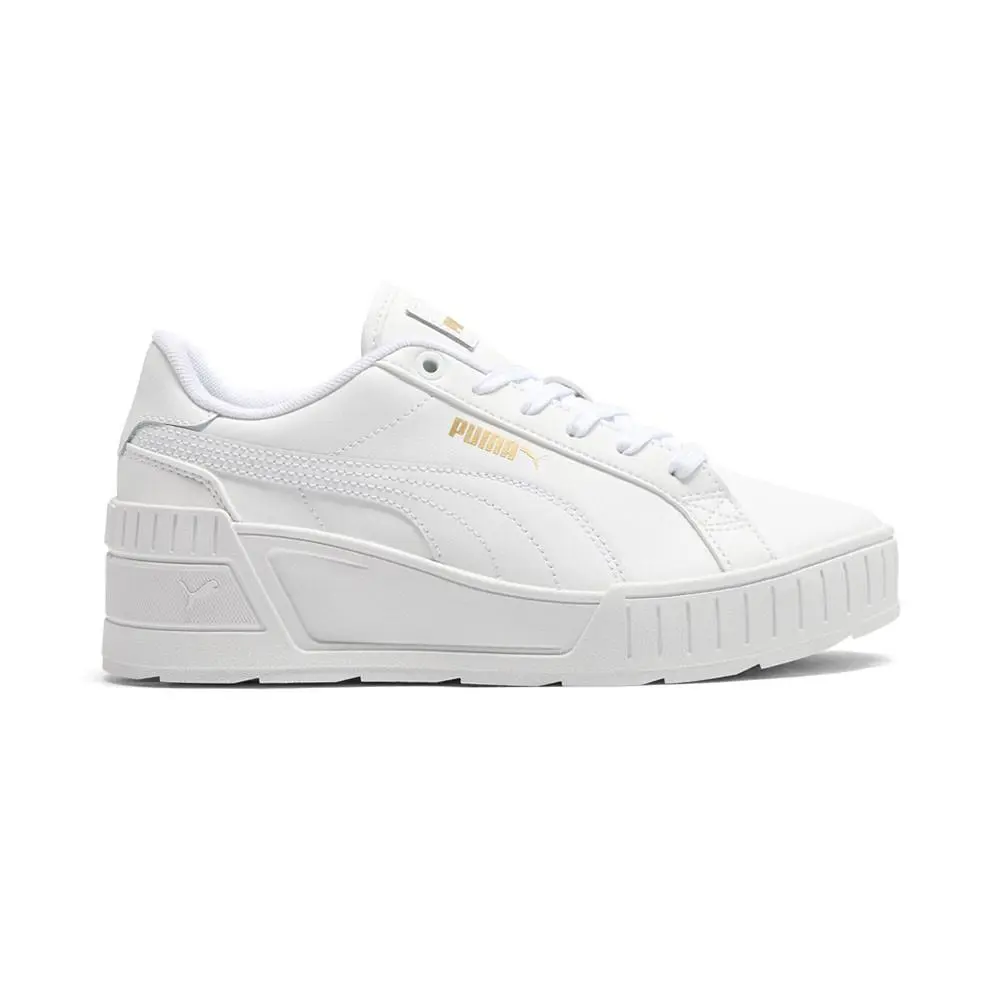 Puma Karmen Wedge Womens White Sneakers Casual Shoes 39098507