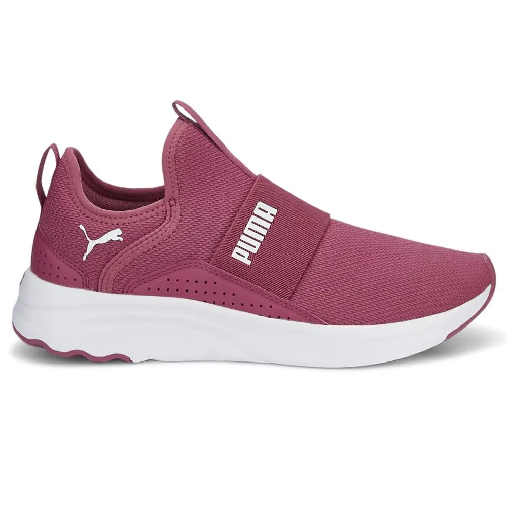 Puma Softride Sophia Slip On Running Womens Pink Sneakers Athletic Shoes 195161