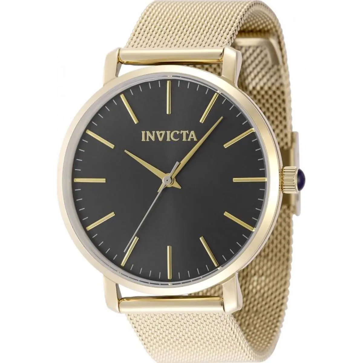 Invicta Women`s 48845 Angel Quartz 3 Hand Charcoal Dial Watch