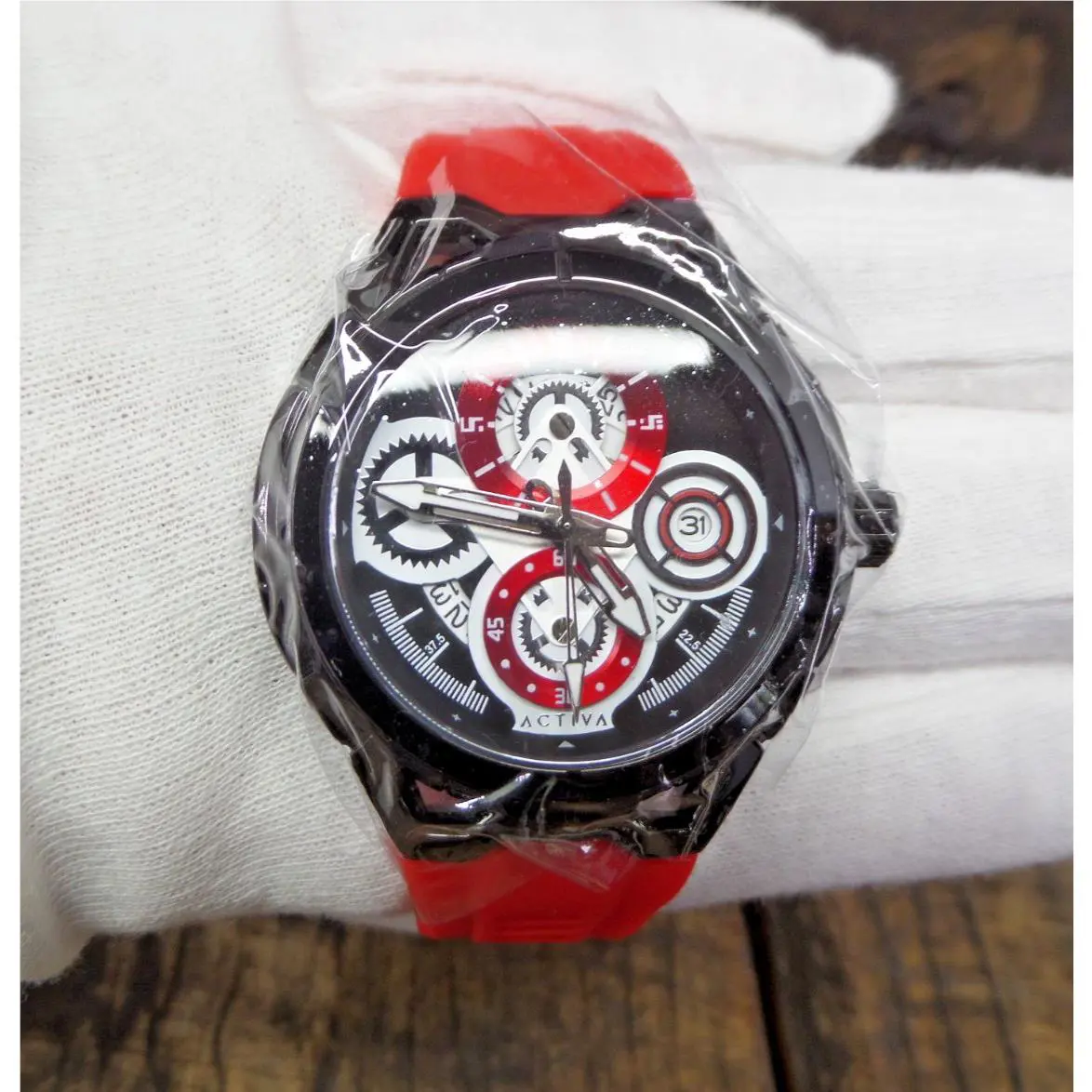 Activa Drift X Invicta Men`s Watch 44mm Red Black 30m Awesome