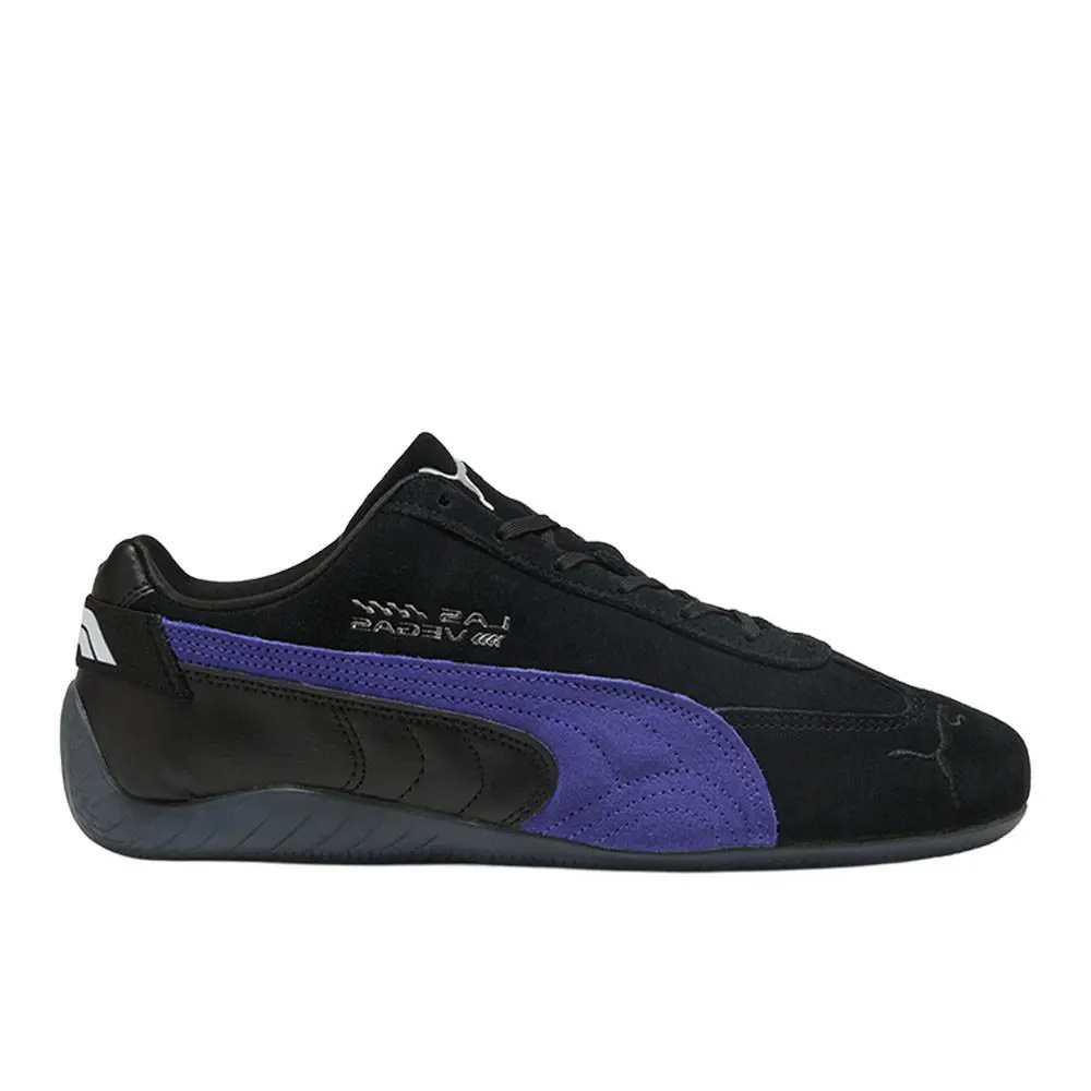 Puma F1 Speedcat Vegas Lace Up Mens Black Sneakers Casual Shoes 30931101 - Black