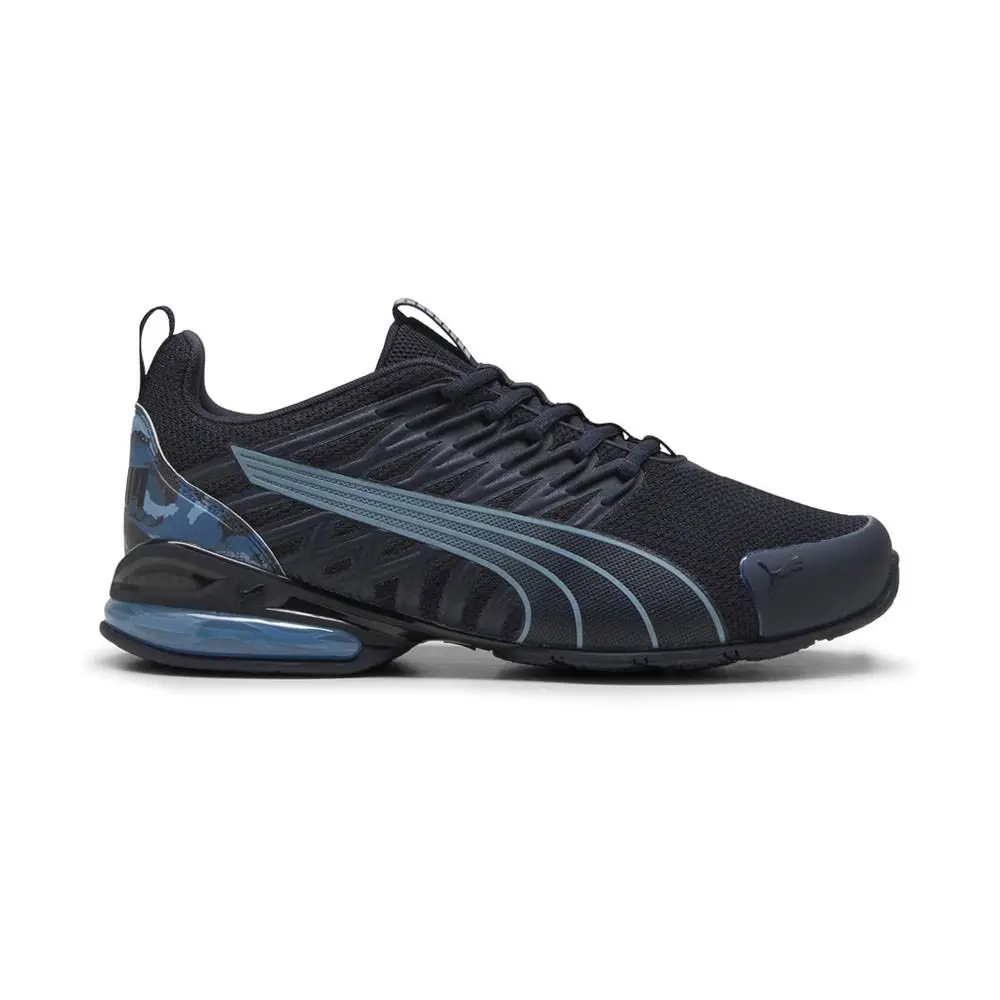 Puma Voltaic Evo Cyclone Lace Up Mens Blue Sneakers Casual Shoes 31197201 - Blue