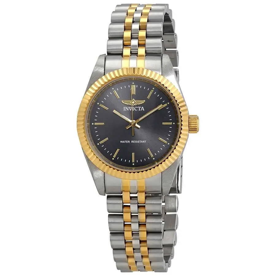 Specialty Black Dial Two-tone Ladies Watch 29400 by Invicta