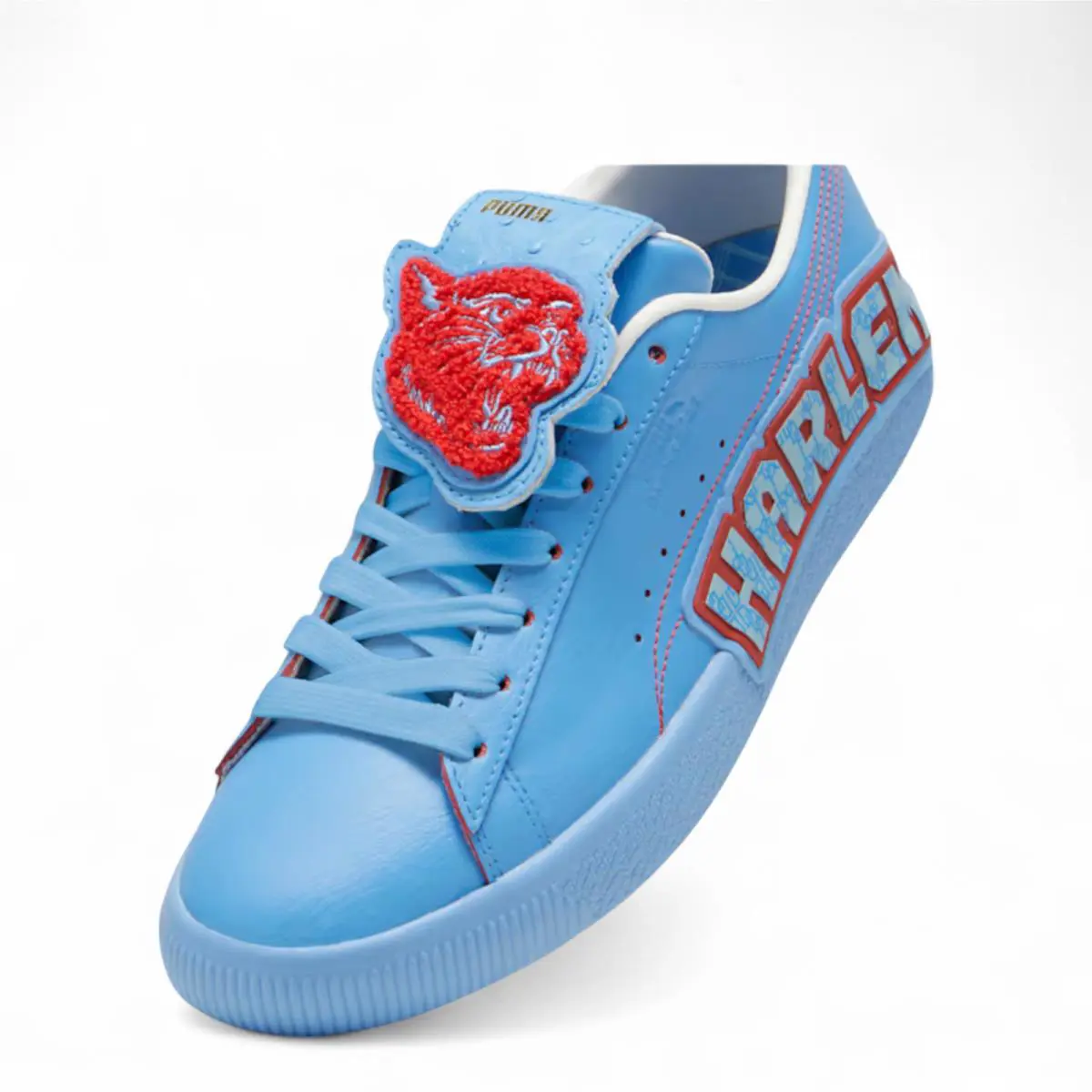 Puma shoes - Puma Clyde Dapper Dan - Clyde Dapper Dan - 394491 03 - Regal Blue/Burnt Red 8
