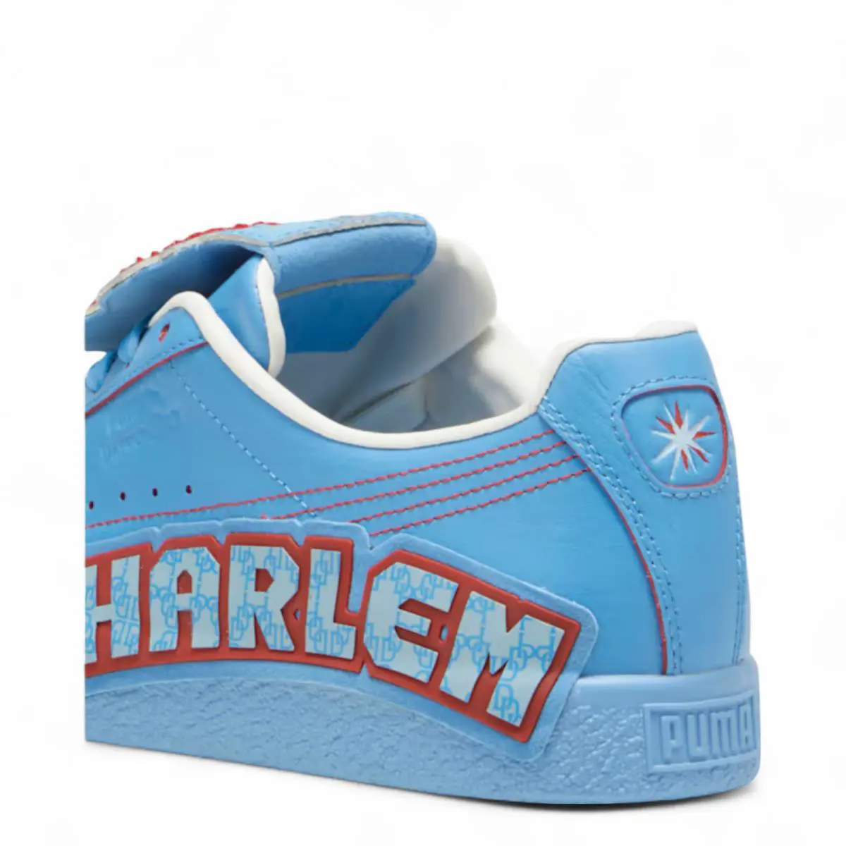 Puma shoes - Puma Clyde Dapper Dan - Clyde Dapper Dan - 394491 03 - Regal Blue/Burnt Red 9