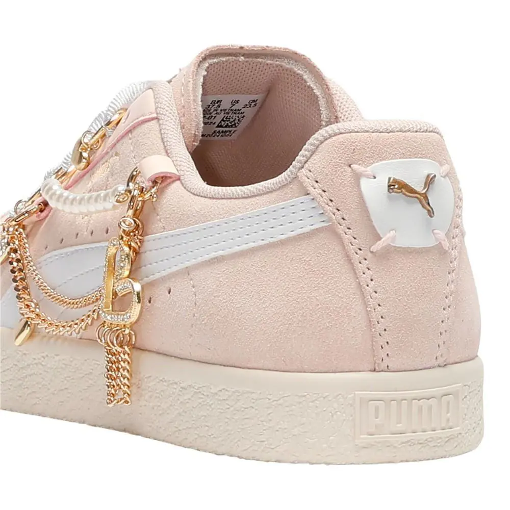 Puma shoes - PUMA Clyde Charm Lace Up - 40591201 - Pink 13
