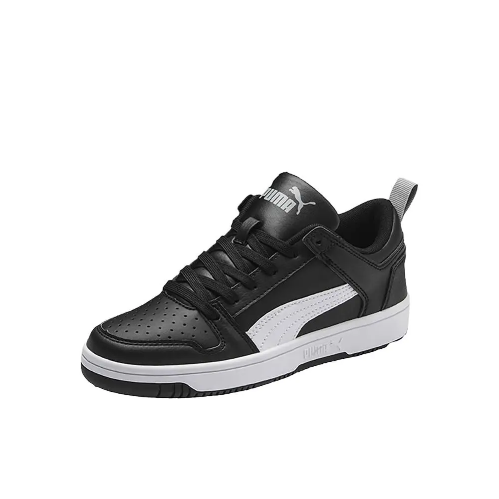 Puma shoes - PUMA Rebound Layup Lo Lace Up  Youth - 37049002 - Black 7