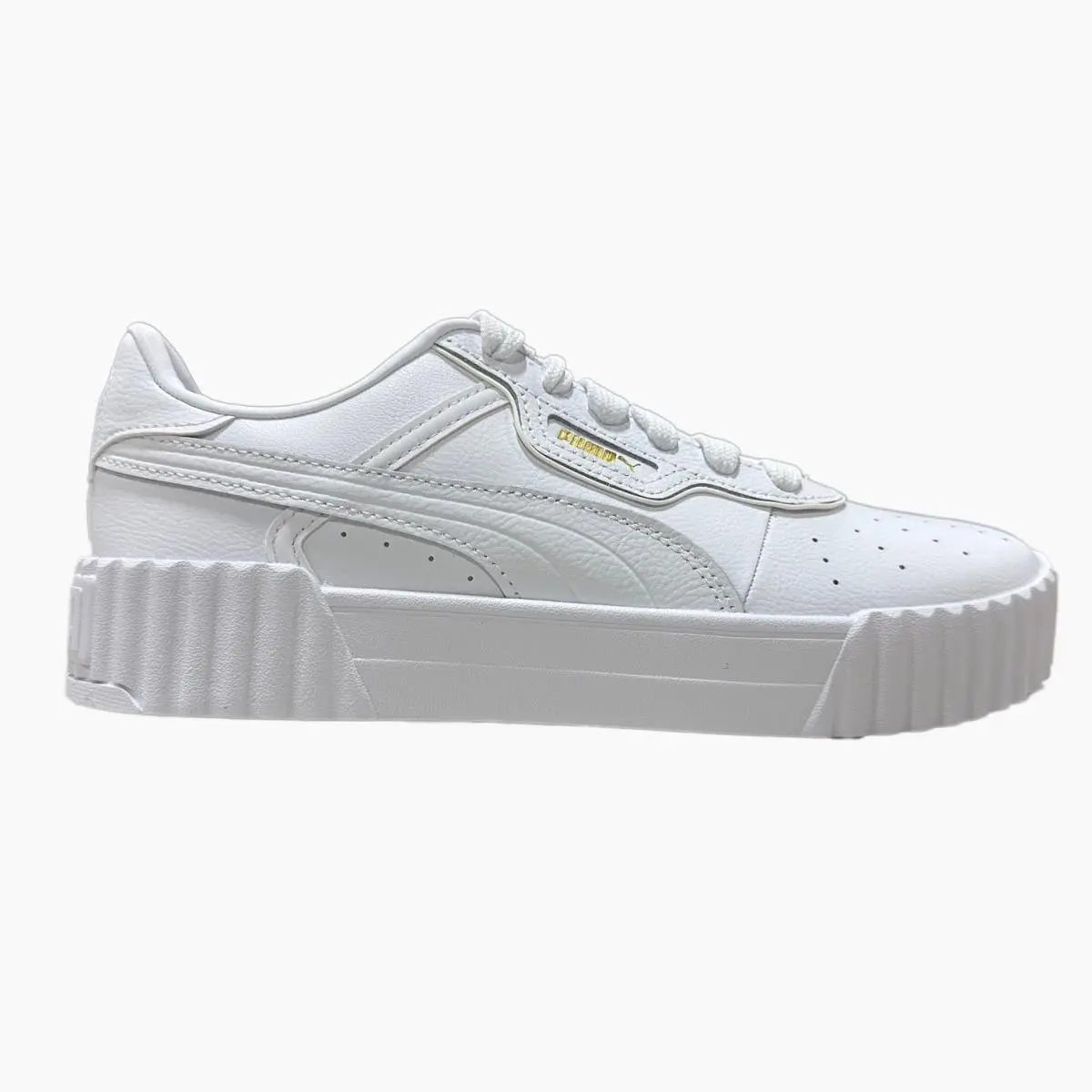 Women`s Puma Carina 3.0 Luxe Puma White/puma Gold 400724 01