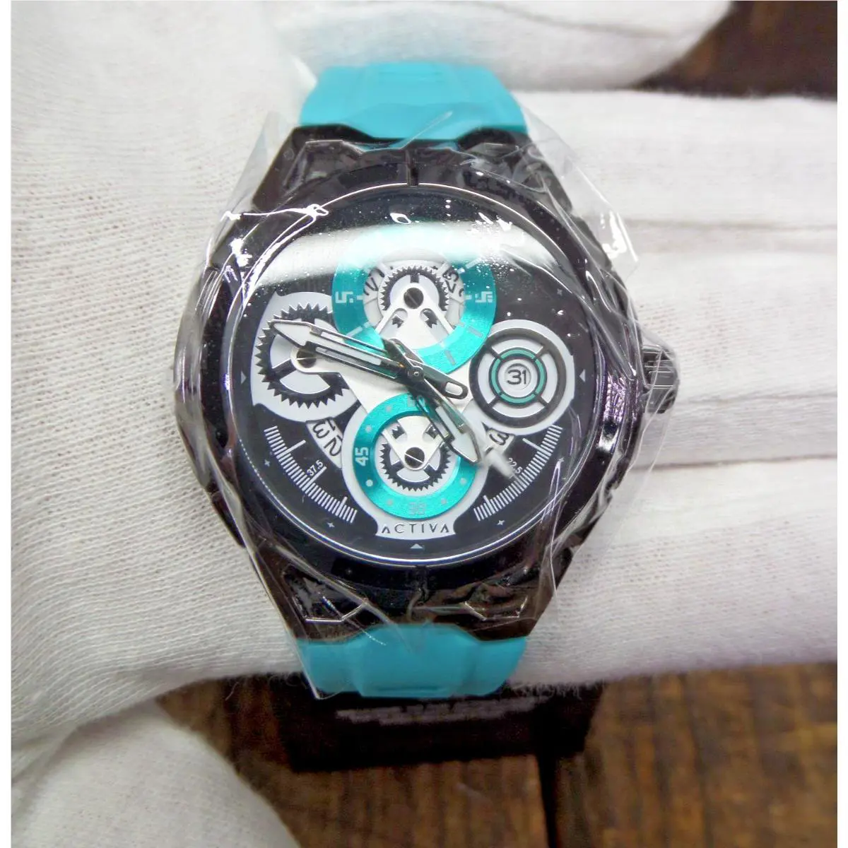 Activa Drift X Invicta Men`s Watch 44mm Blue Black 30m Awesome