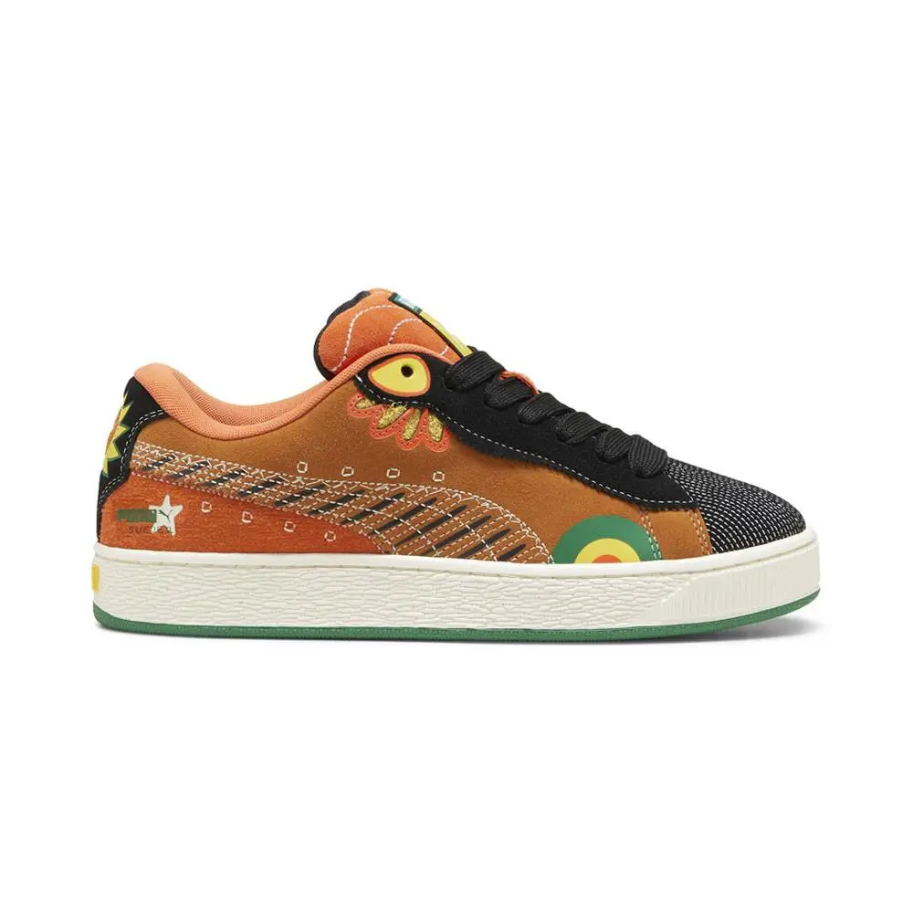 Puma Suede Xl Ddlm Lace Up Mens Orange Sneakers Casual Shoes 39840902