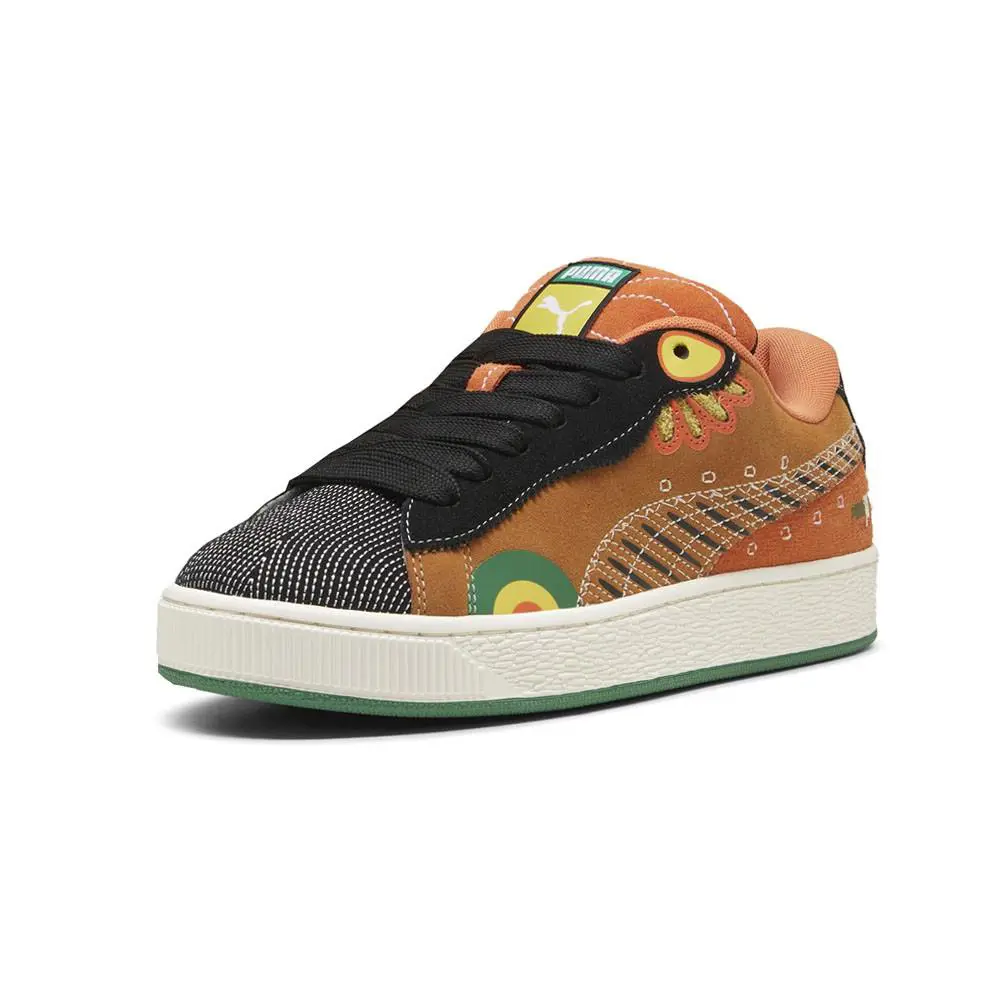 Puma shoes - PUMA Suede Xl Ddlm Lace Up - 39840902 - Orange 0