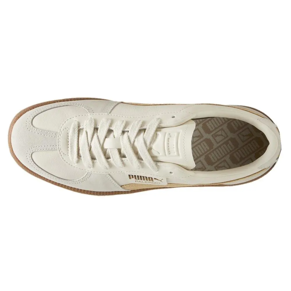 Puma shoes - PUMA Palermo Leather Lace Up - 39646413 - Beige, White 8