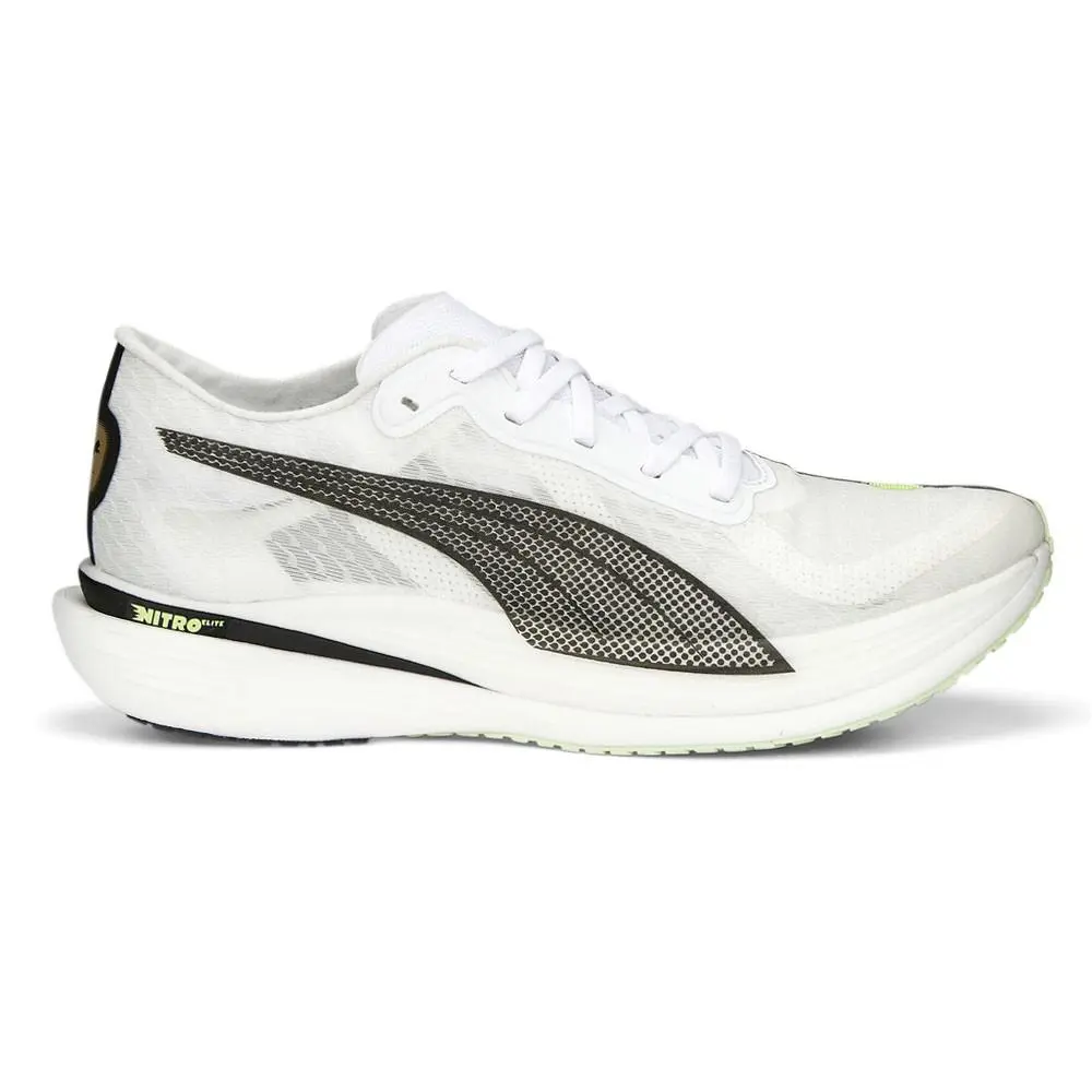 Puma Deviate Nitro Elite 2 Run 75 Running Womens White Sneakers Athletic Shoes