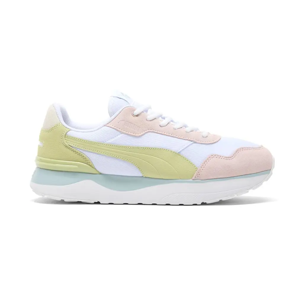 Puma R78 Voyage Eucalyptus Lace Up Womens White Sneakers Casual Shoes 40221602