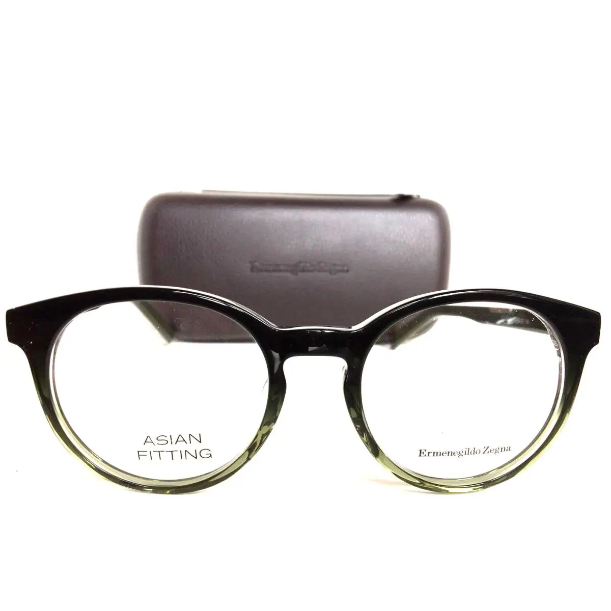 Ermenegildo Zegna EZ 5024-F 095 Asian Fitting Round 52mm Men`s Eyeglasses
