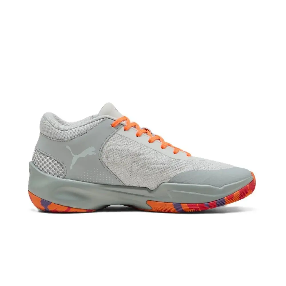 Men`s Puma Court Pro 2 Marble Cool Mid Gray-team Violet 312316 01