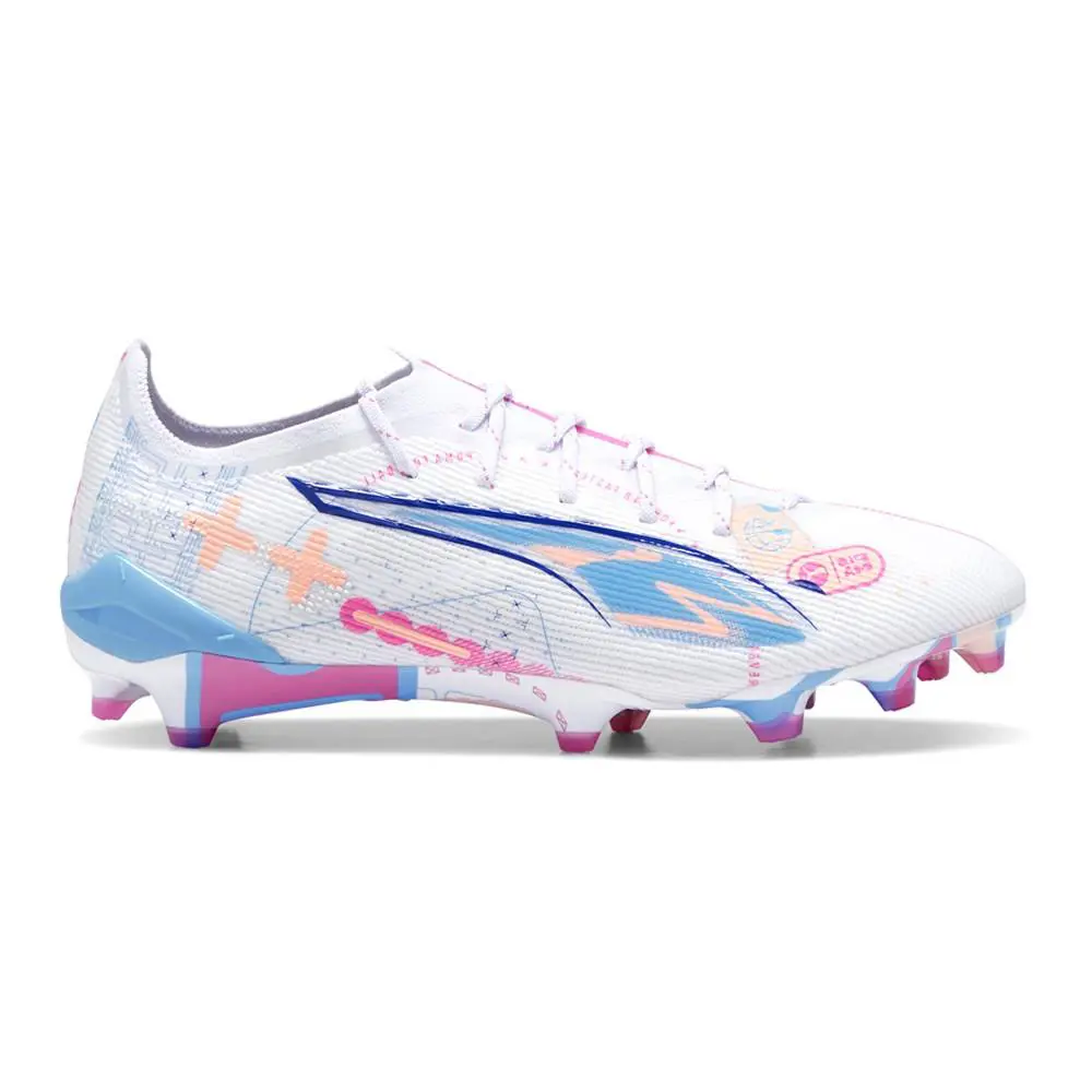 Puma Ultra 5 Ultimate Vol. Up Firm Ground Soccer Cleats Mens White Sneakers Athl