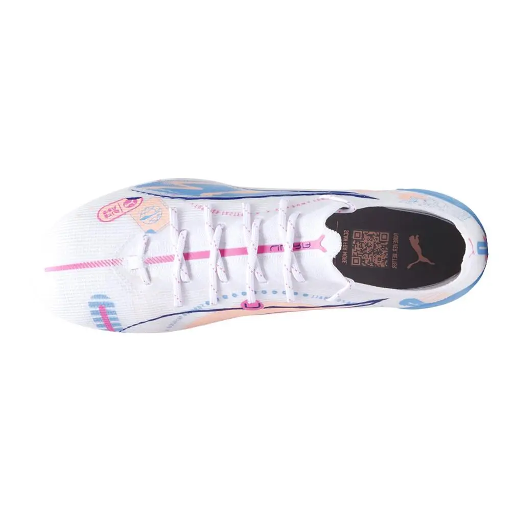 Puma shoes - PUMA Ultra 5 Ultimate Vol. Up Firm Ground Soccer Cleats - 10806301 - White 8
