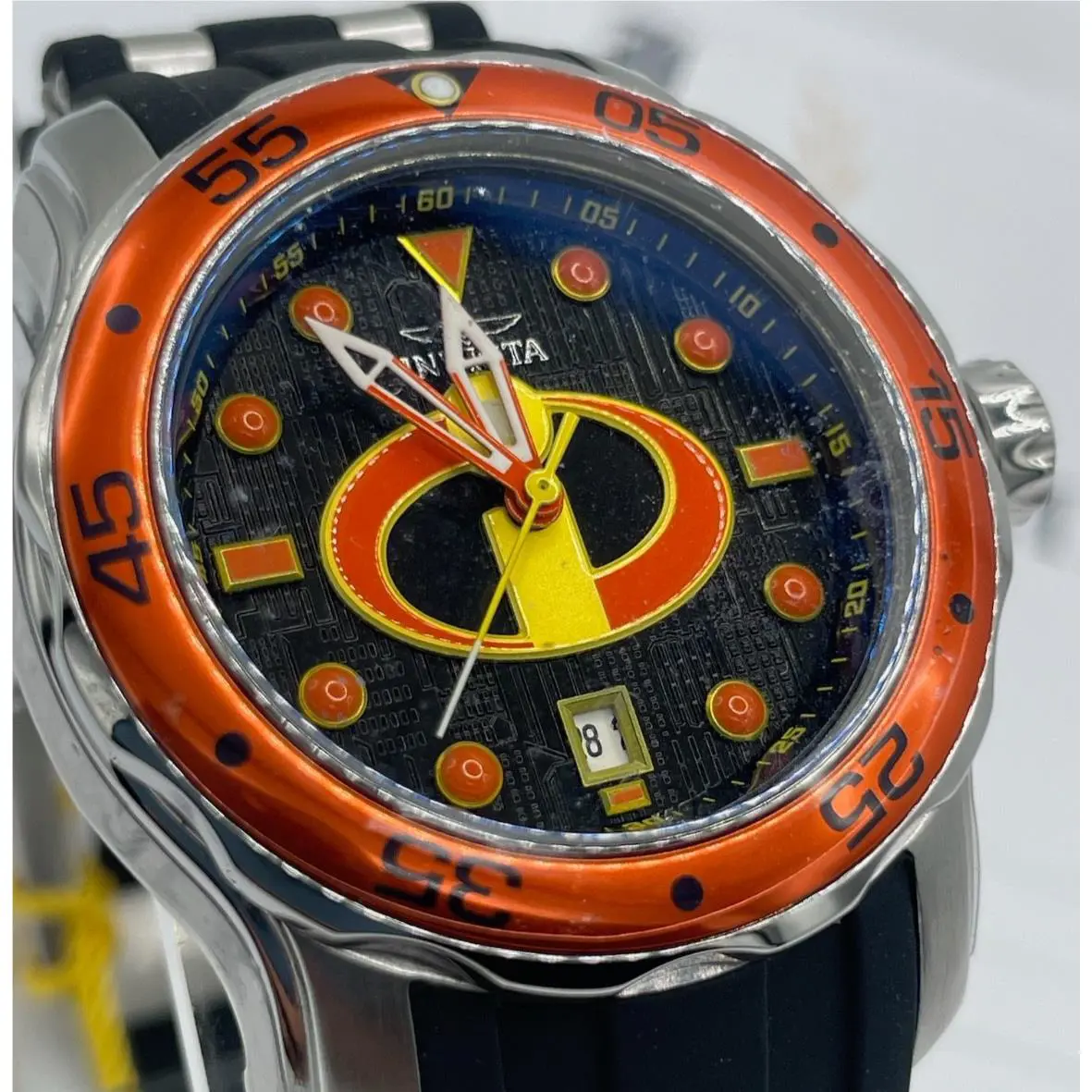 Invicta Disney The Incredibles Unisex Watch 38mm Steel 26855 Limited Ed 2/3000