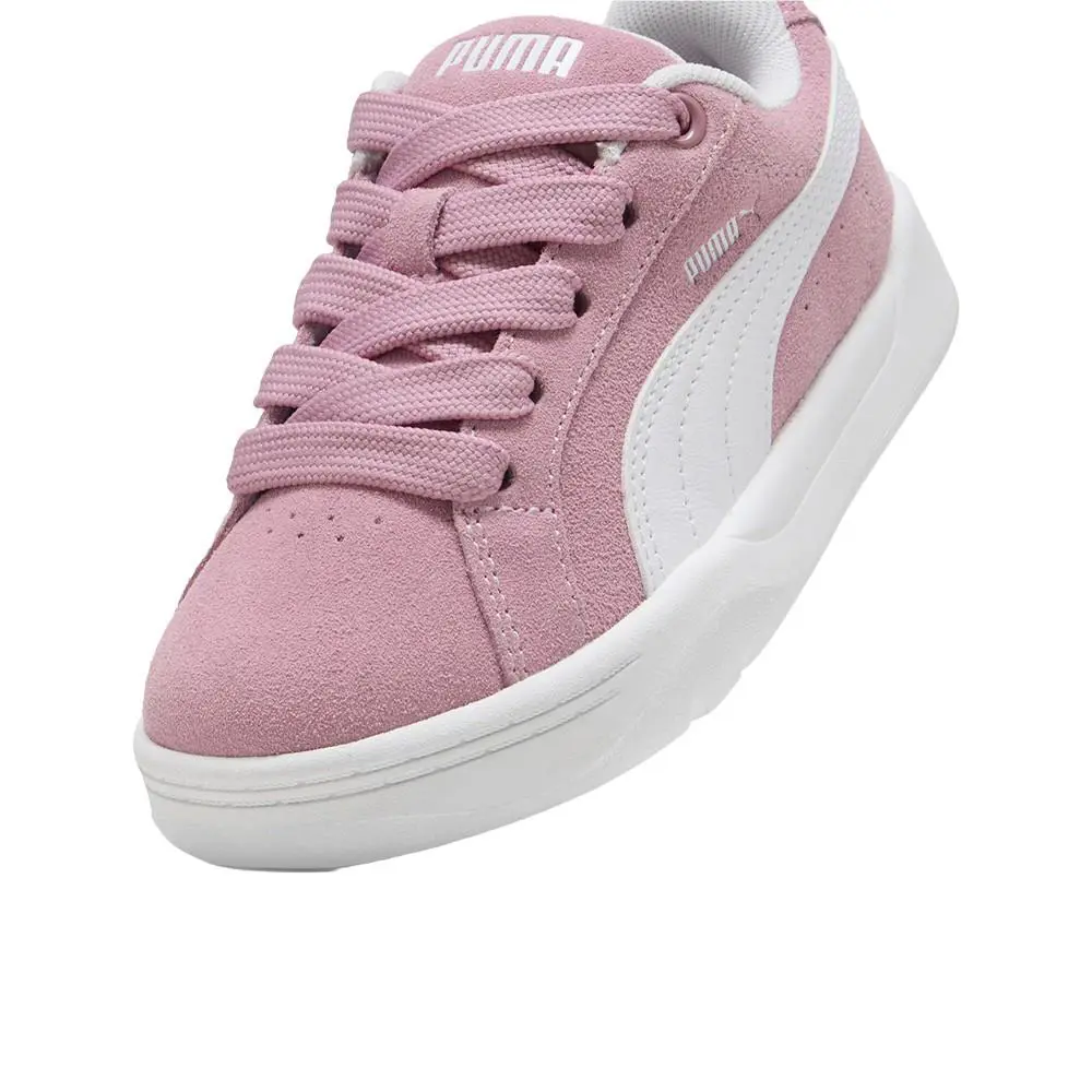 Puma shoes - PUMA Park Lifestyle Easy Suede Lace Up  Toddler - 40433904 - Pink 4