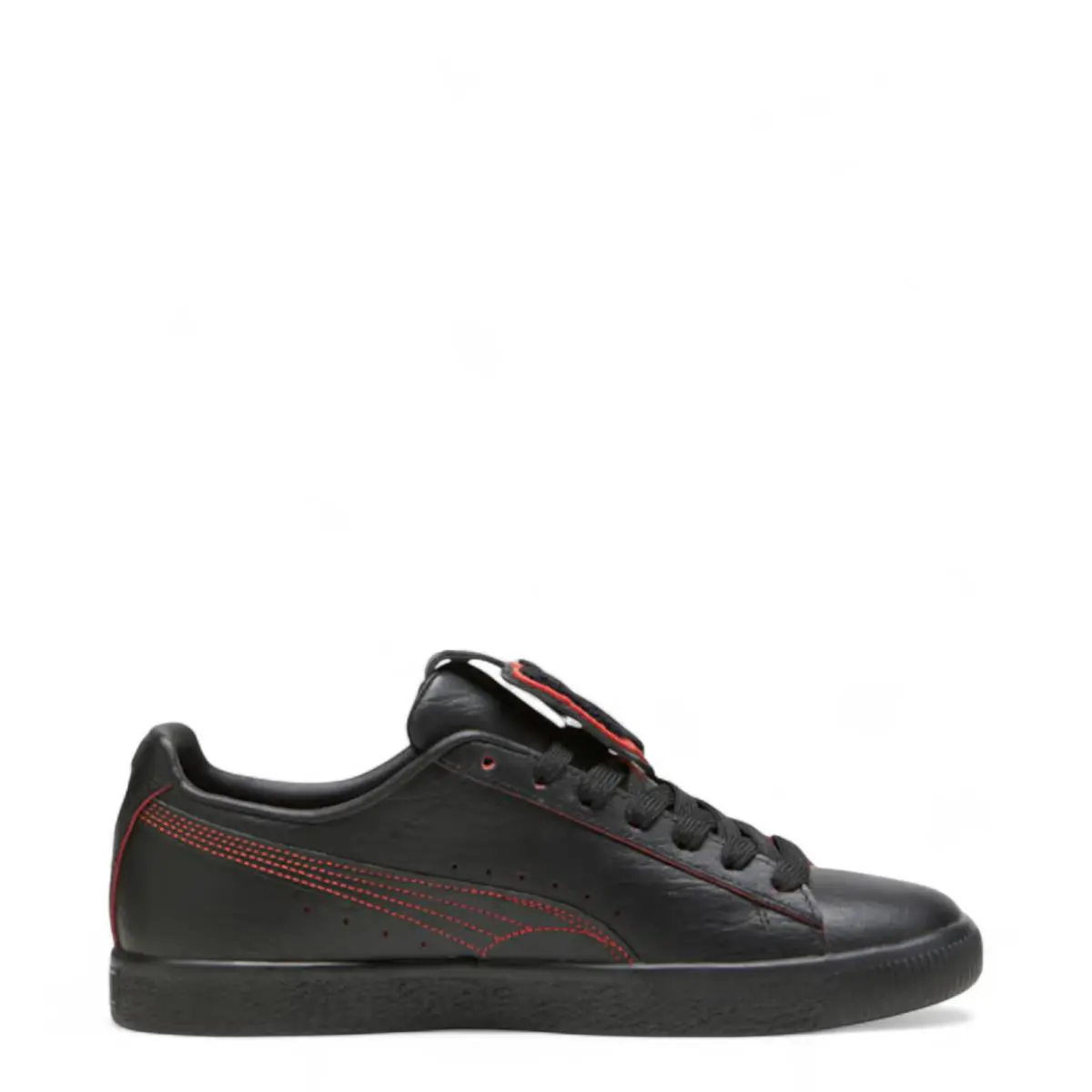 Puma shoes - Puma Clyde Dapper Dan - Clyde Dapper Dan - 394491 01 - Black/Burnt Red 1