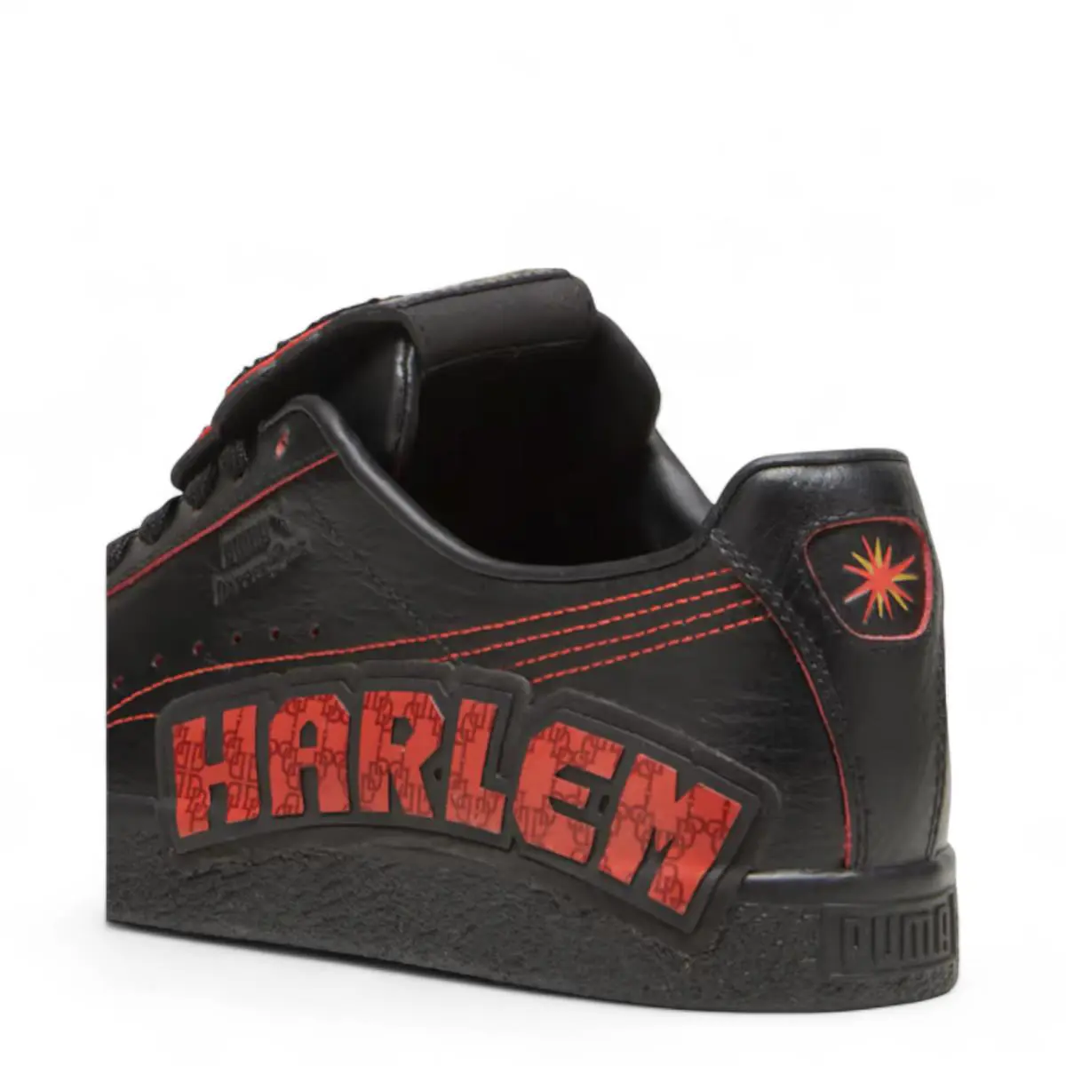 Puma shoes - Puma Clyde Dapper Dan - Clyde Dapper Dan - 394491 01 - Black/Burnt Red 3