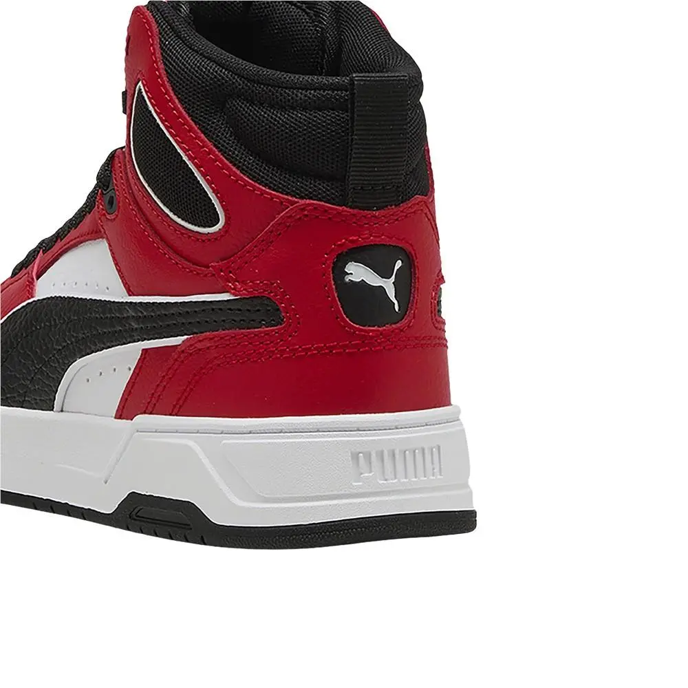 Puma shoes - PUMA Rebound Break Mid Lace Up  Youth - 40410503 - Red 5