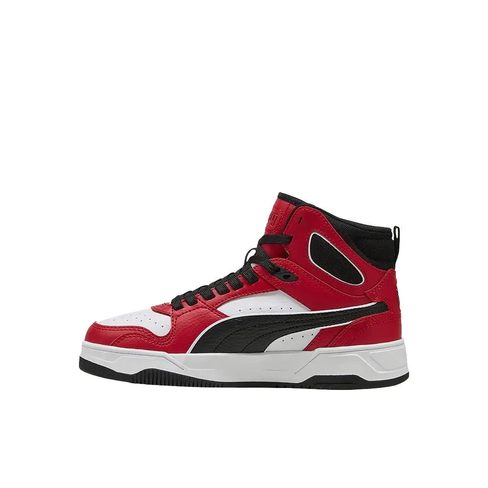 Puma shoes - PUMA Rebound Break Mid Lace Up  Youth - 40410503 - Red 9