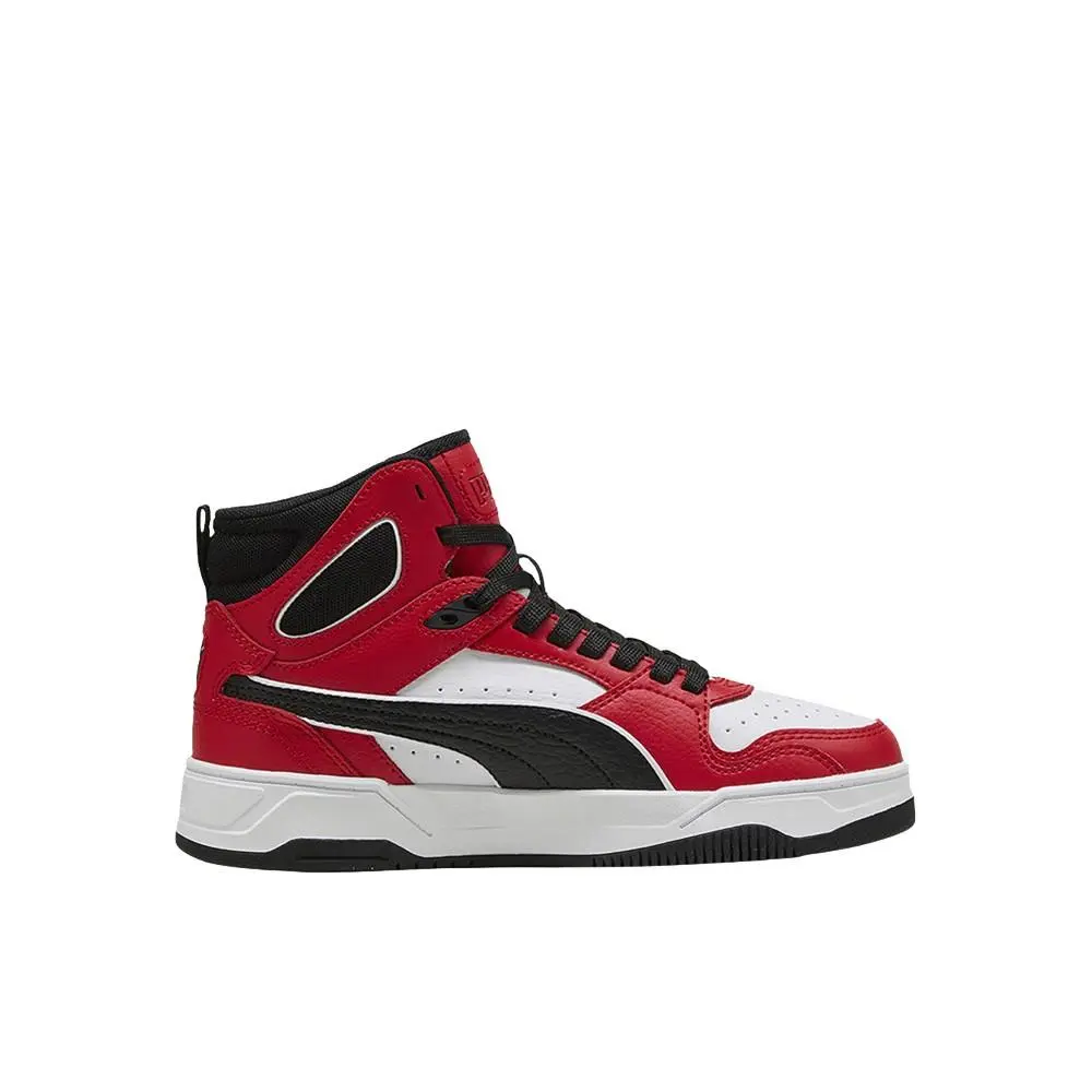 Puma shoes - PUMA Rebound Break Mid Lace Up  Youth - 40410503 - Red 7