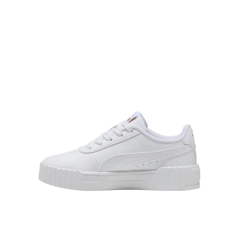 Puma shoes - PUMA Carina 3.0 Lace Up  Toddler - 40147701 - White 1