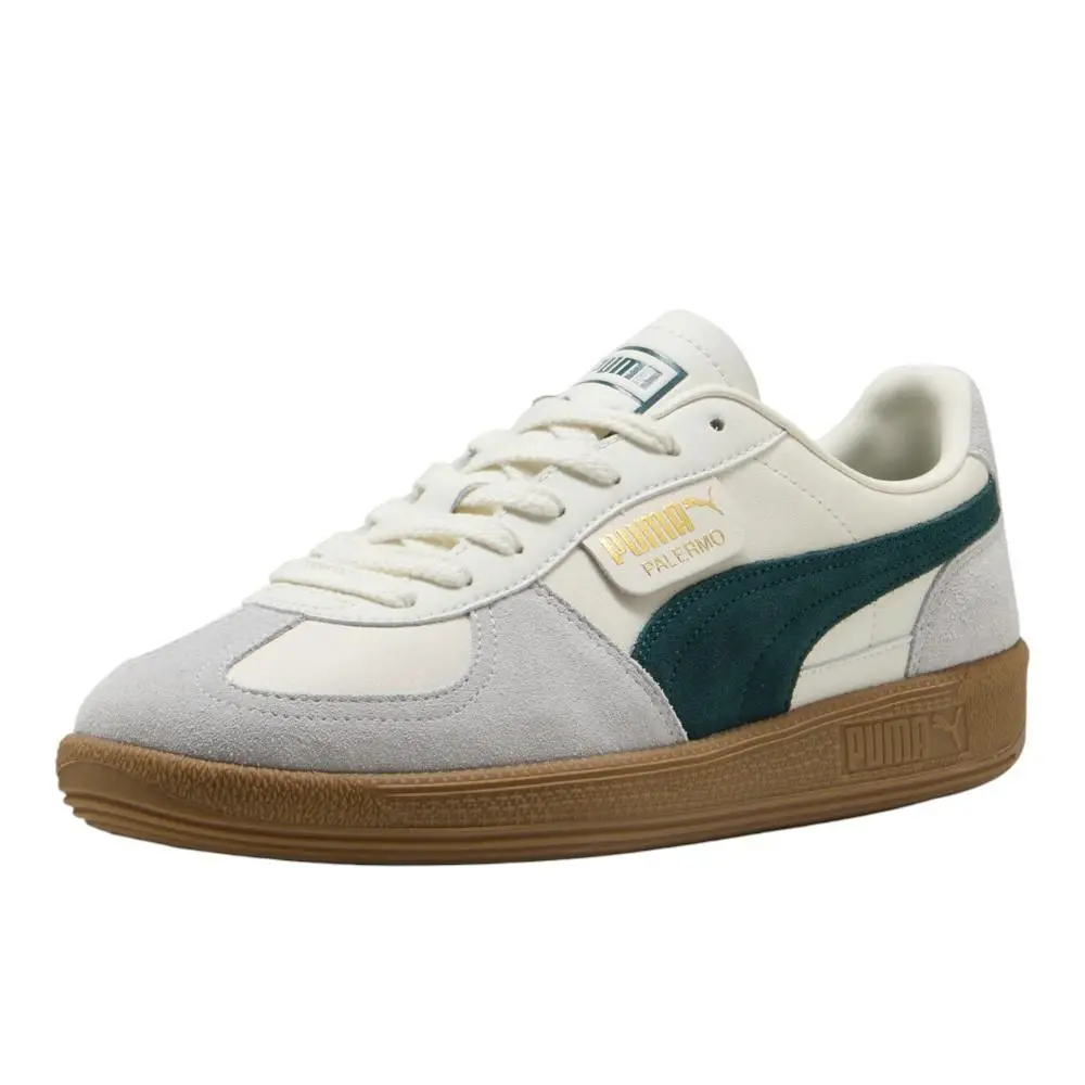 Puma shoes - PUMA Palermo Leather Lace Up - 39646422 - White 0
