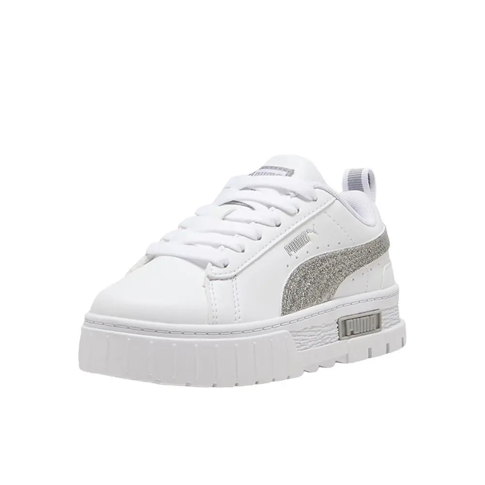 Puma shoes - PUMA Mayze Glitter Lace Up  Toddler - 39970101 - White 8