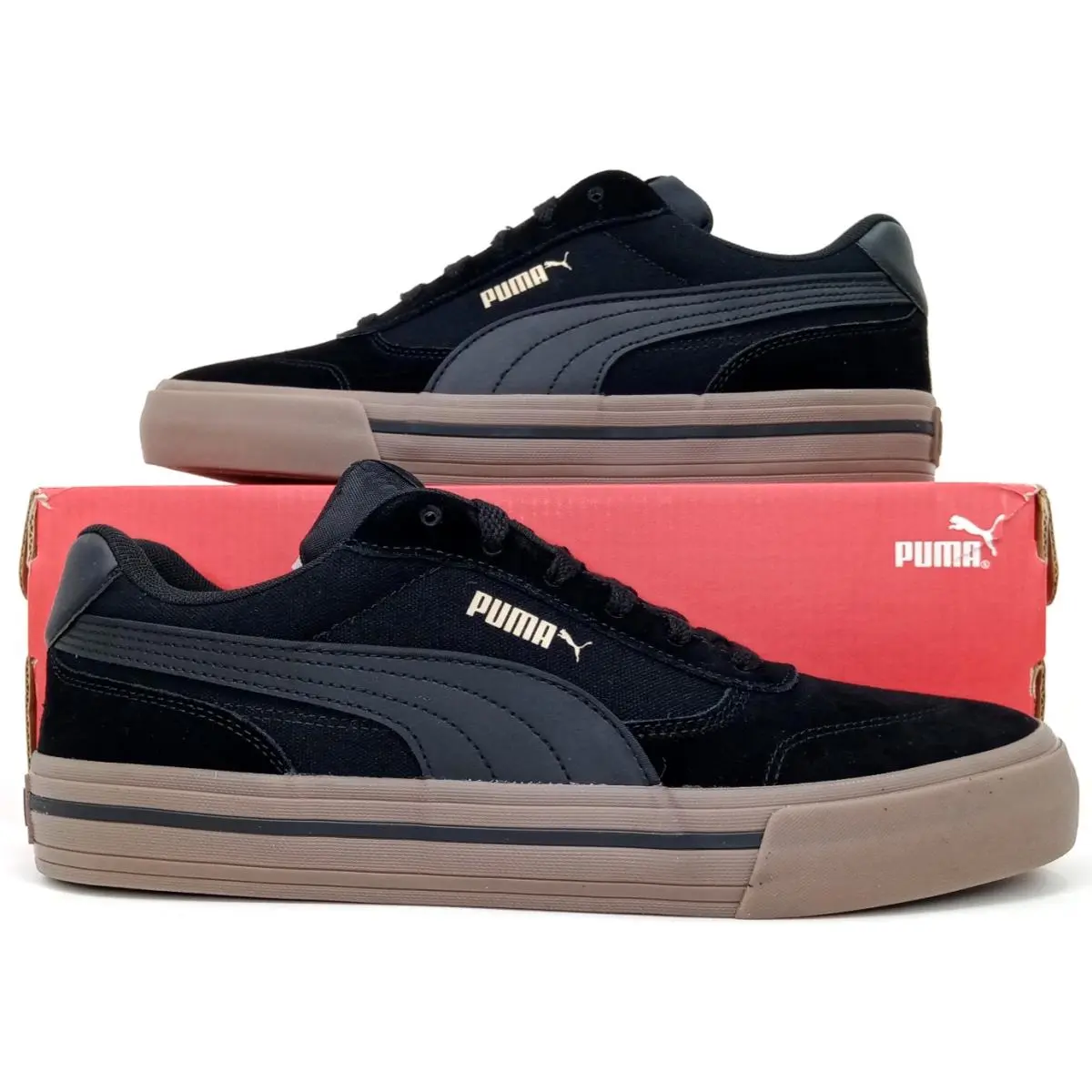Puma shoes - Puma Court Classic Vulcanized - Court Classic Vulcanized - 404131 01 - Black (UPC: 198555176278) 9