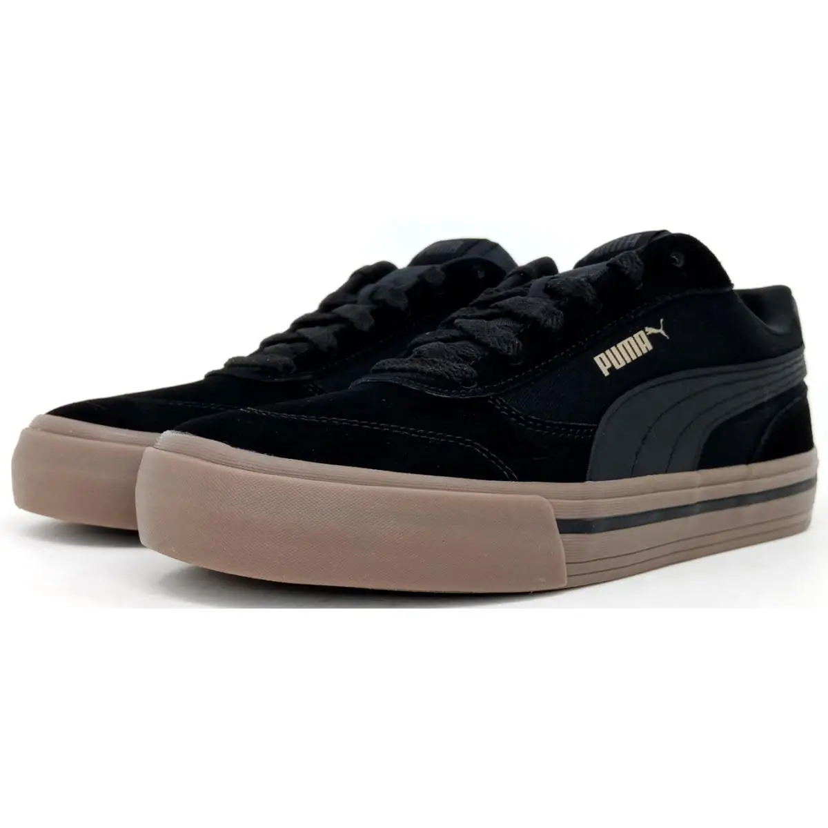 Puma shoes - Puma Court Classic Vulcanized - Court Classic Vulcanized - 404131 01 - Black (UPC: 198555176278) 2