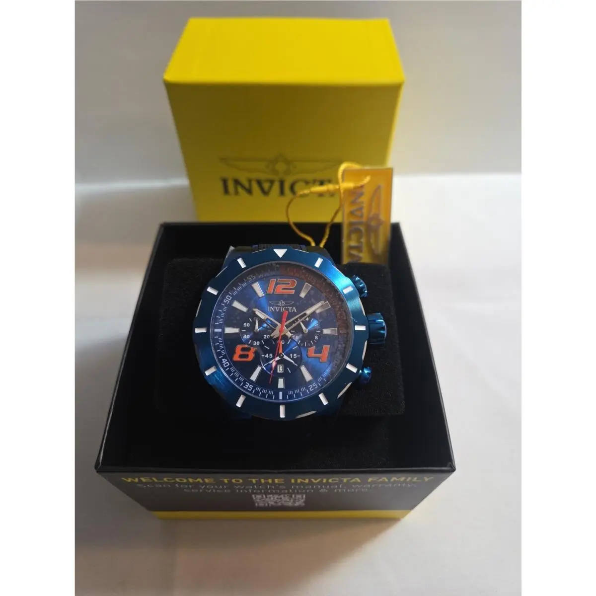 Invicta 35738 S1 Rally 53mm Blue Stainless Steel Case