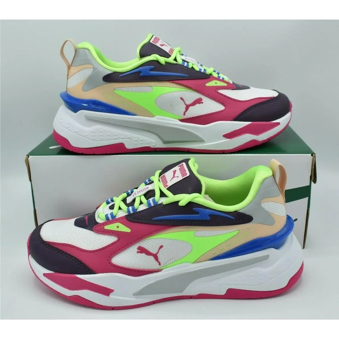 Puma shoes - PUMA RS-Fast - 384328 01 - White Sweet Grape Purple (UPC: 195098563640) 3