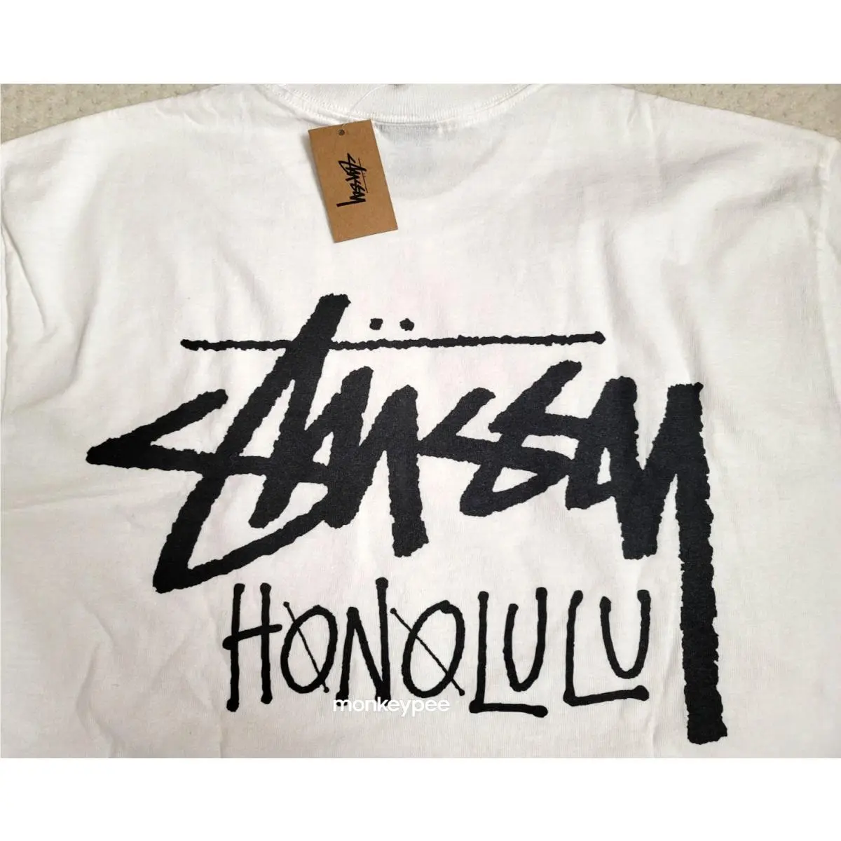 Stussy Honolulu Hawaii Chapter Tee Limited White T-shirt L