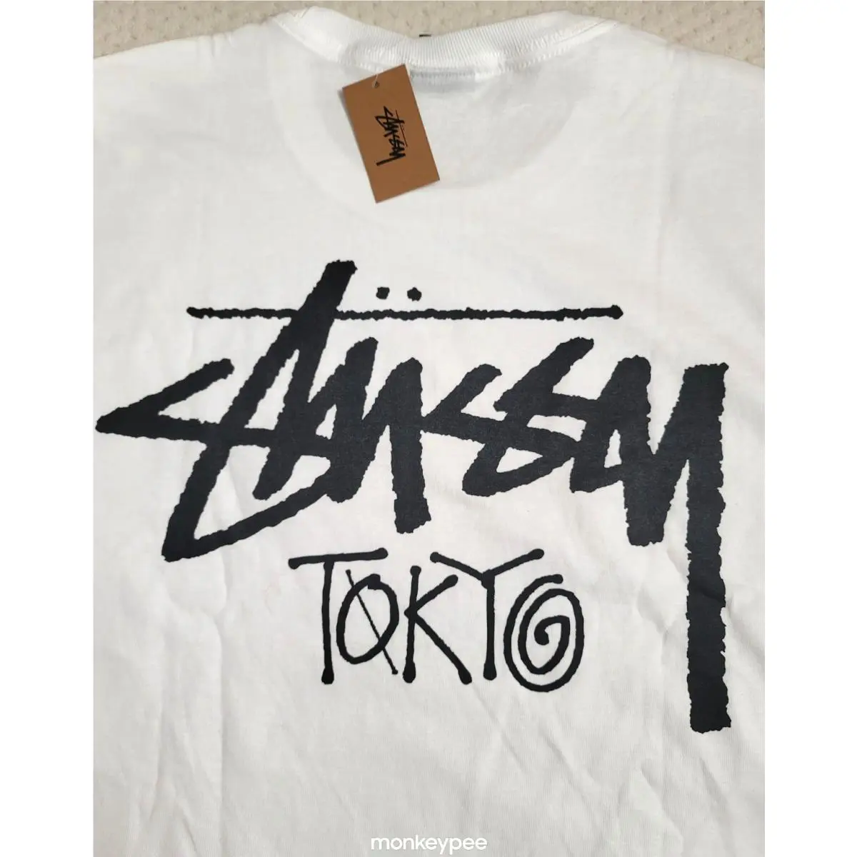 Stussy Tokyo Japan Chapter Tee Limited White Long Sleeve T-shirt XL