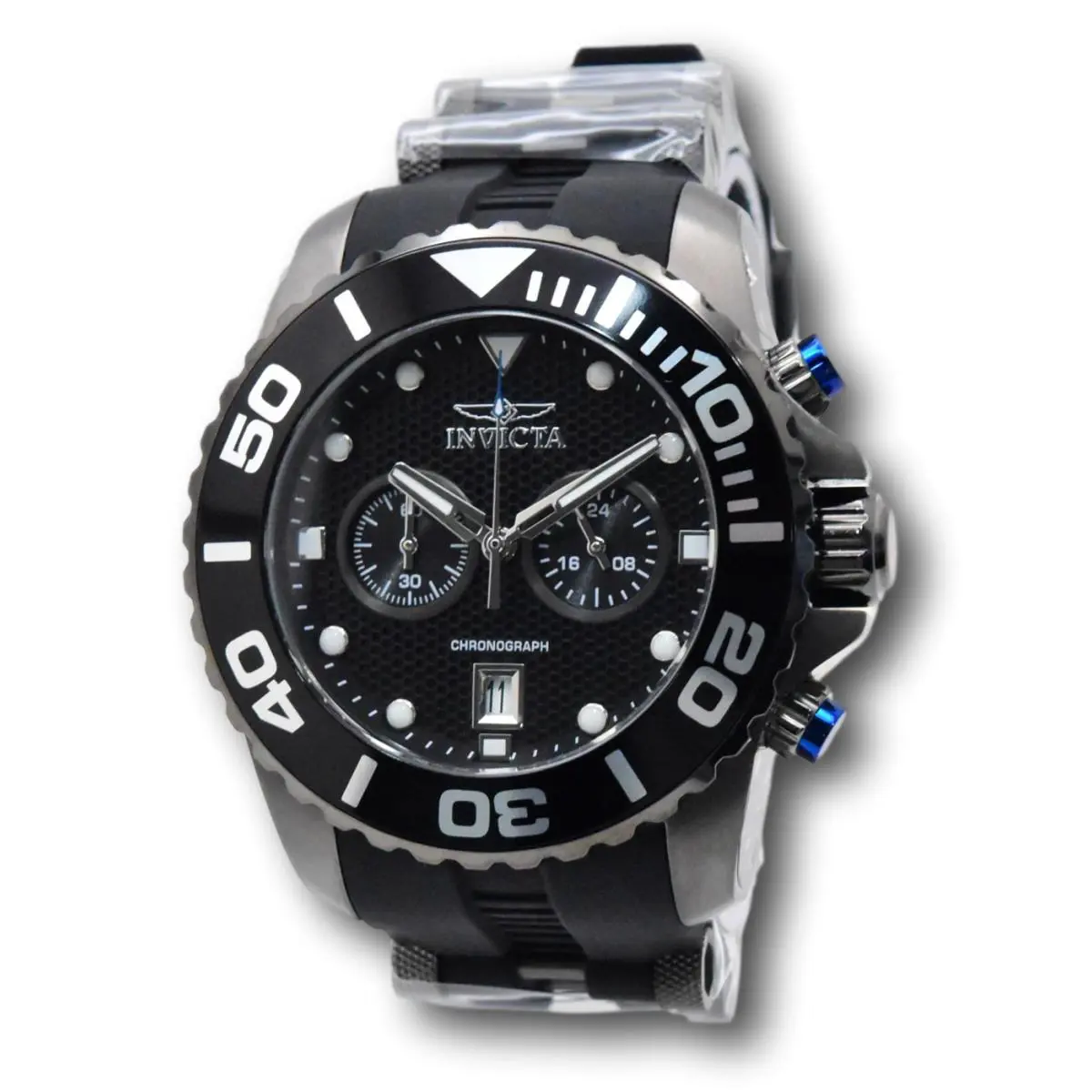 Invicta Sepcialty Honeycomb Men`s 50mm Gunmetal Fly-back Chronograph Watch 46368