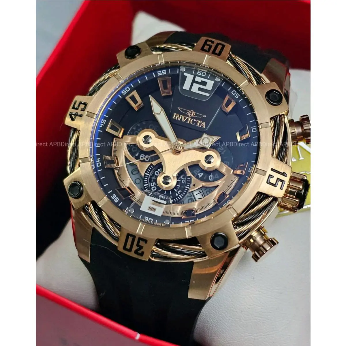 Invicta - Bolt Exclusive - 51mm Spinning Dials Chronograph - Quartz Mens Watch