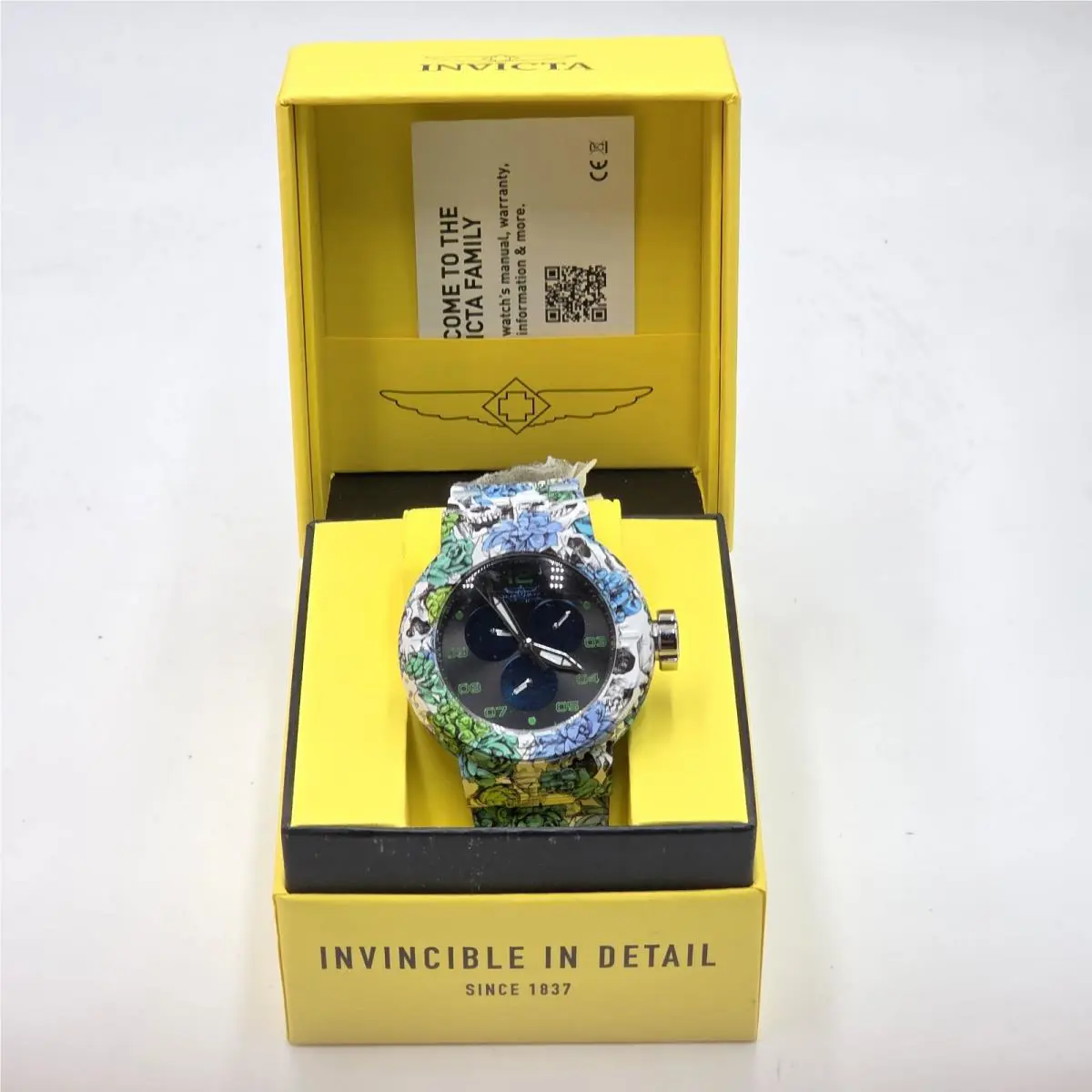 Invicta Pro Diver Neoart Flux Men`s Watch 52mm Aqua Plating Steel 50213